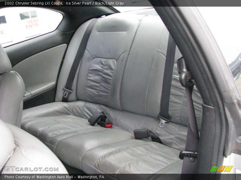 Ice Silver Pearl / Black/Light Gray 2002 Chrysler Sebring LXi Coupe