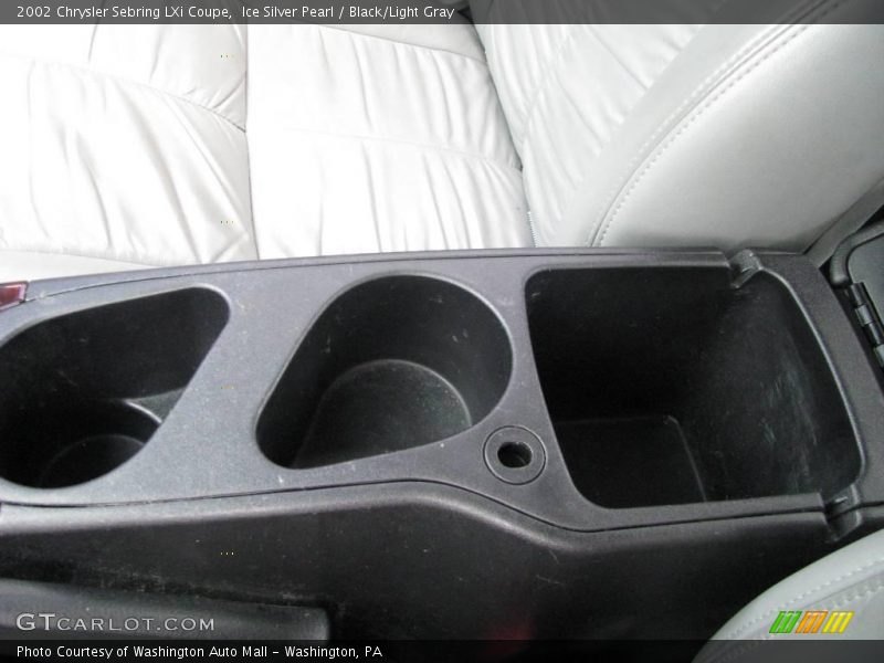Ice Silver Pearl / Black/Light Gray 2002 Chrysler Sebring LXi Coupe