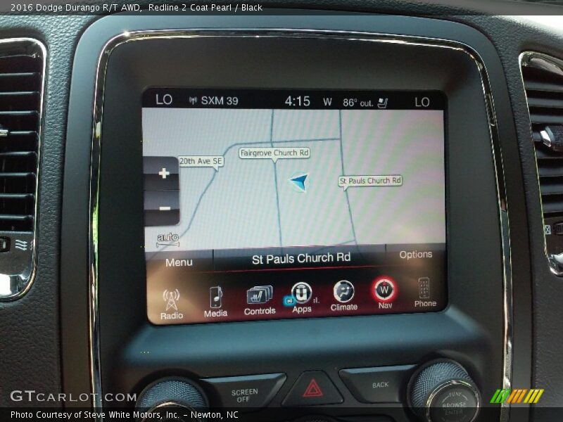 Redline 2 Coat Pearl / Black 2016 Dodge Durango R/T AWD