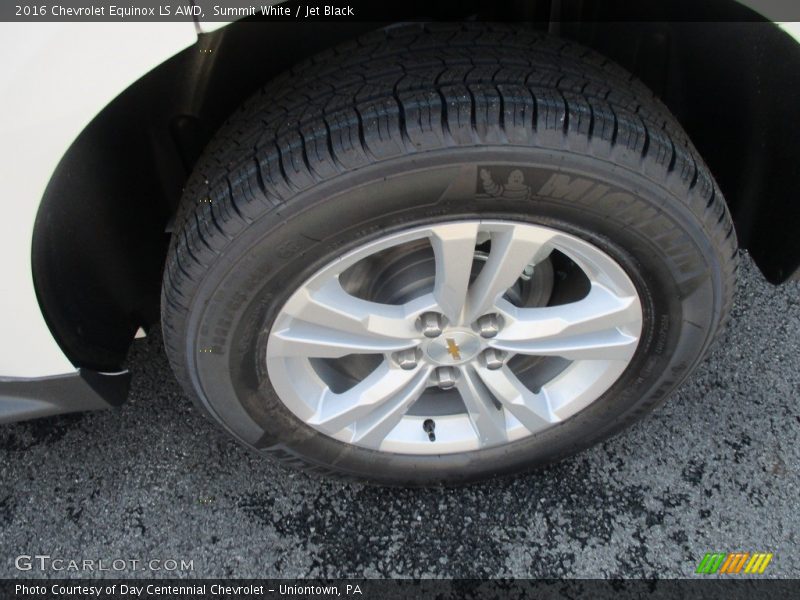 Summit White / Jet Black 2016 Chevrolet Equinox LS AWD