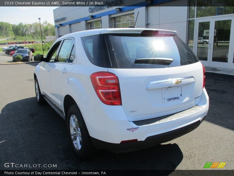 Summit White / Jet Black 2016 Chevrolet Equinox LS AWD