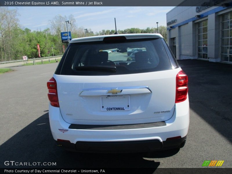 Summit White / Jet Black 2016 Chevrolet Equinox LS AWD