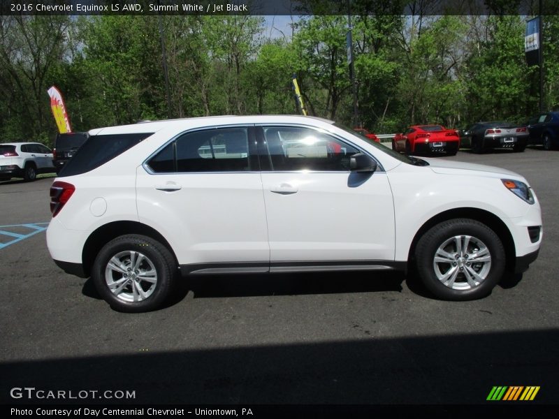 Summit White / Jet Black 2016 Chevrolet Equinox LS AWD