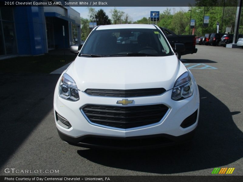 Summit White / Jet Black 2016 Chevrolet Equinox LS AWD