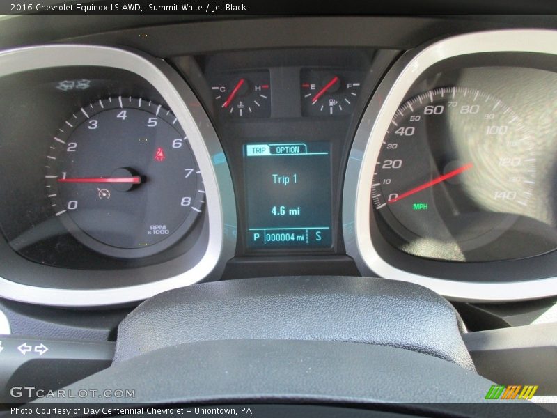Summit White / Jet Black 2016 Chevrolet Equinox LS AWD
