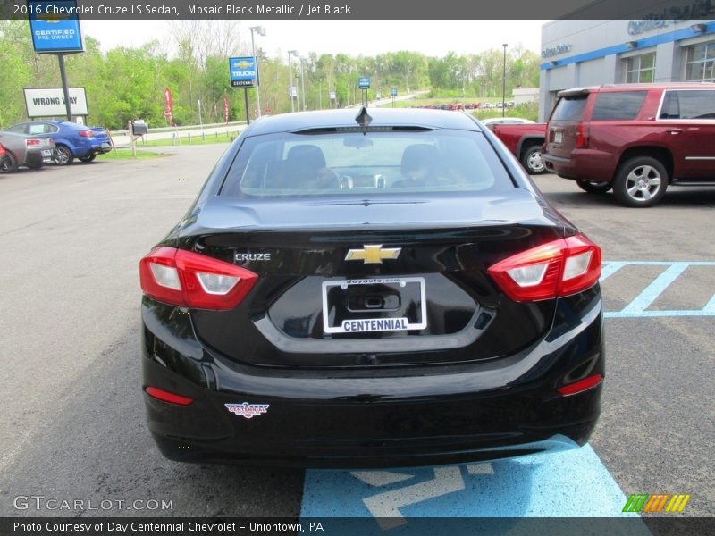 Mosaic Black Metallic / Jet Black 2016 Chevrolet Cruze LS Sedan