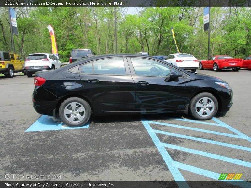 Mosaic Black Metallic / Jet Black 2016 Chevrolet Cruze LS Sedan