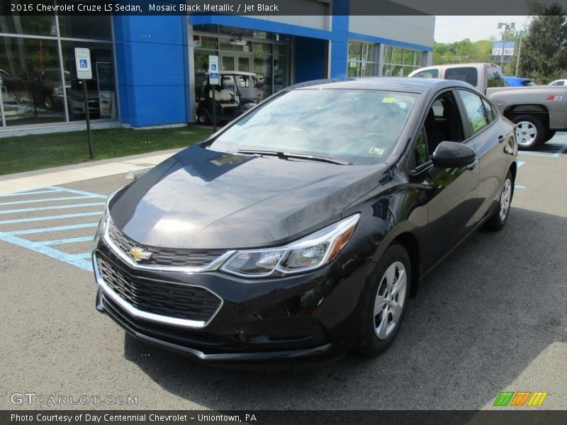 Mosaic Black Metallic / Jet Black 2016 Chevrolet Cruze LS Sedan
