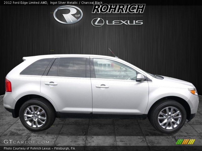Ingot Silver Metallic / Charcoal Black 2012 Ford Edge Limited AWD