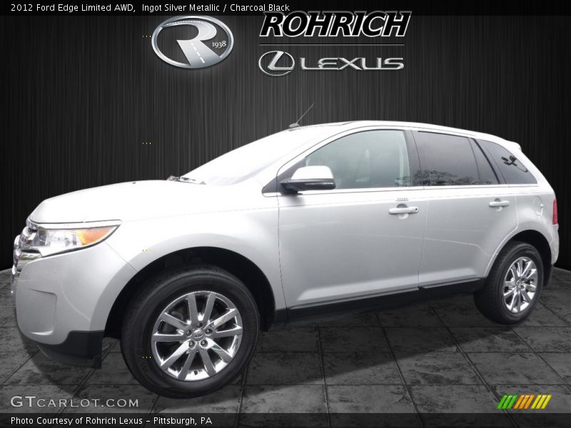 Ingot Silver Metallic / Charcoal Black 2012 Ford Edge Limited AWD