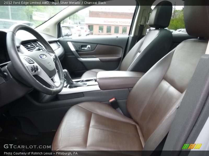 Ingot Silver Metallic / Charcoal Black 2012 Ford Edge Limited AWD
