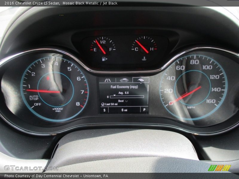 Mosaic Black Metallic / Jet Black 2016 Chevrolet Cruze LS Sedan