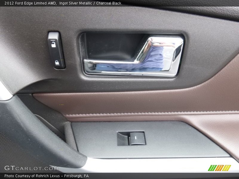 Ingot Silver Metallic / Charcoal Black 2012 Ford Edge Limited AWD