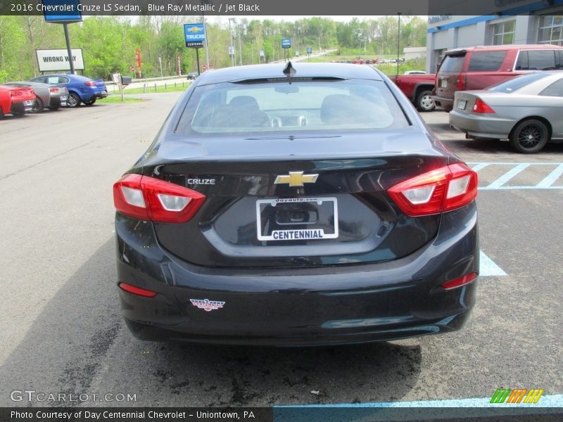 Blue Ray Metallic / Jet Black 2016 Chevrolet Cruze LS Sedan