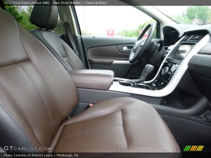 Ingot Silver Metallic / Charcoal Black 2012 Ford Edge Limited AWD