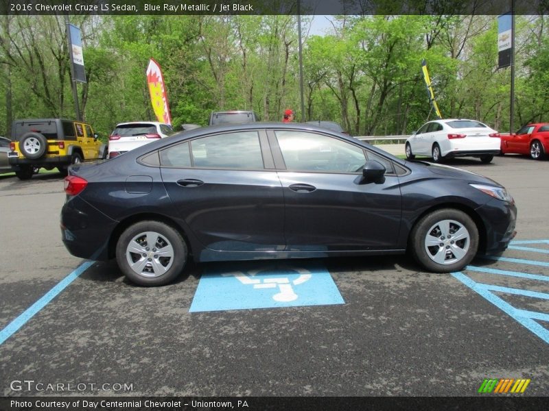 Blue Ray Metallic / Jet Black 2016 Chevrolet Cruze LS Sedan