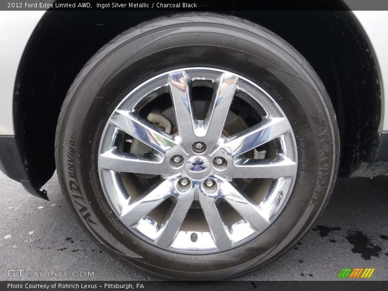 Ingot Silver Metallic / Charcoal Black 2012 Ford Edge Limited AWD