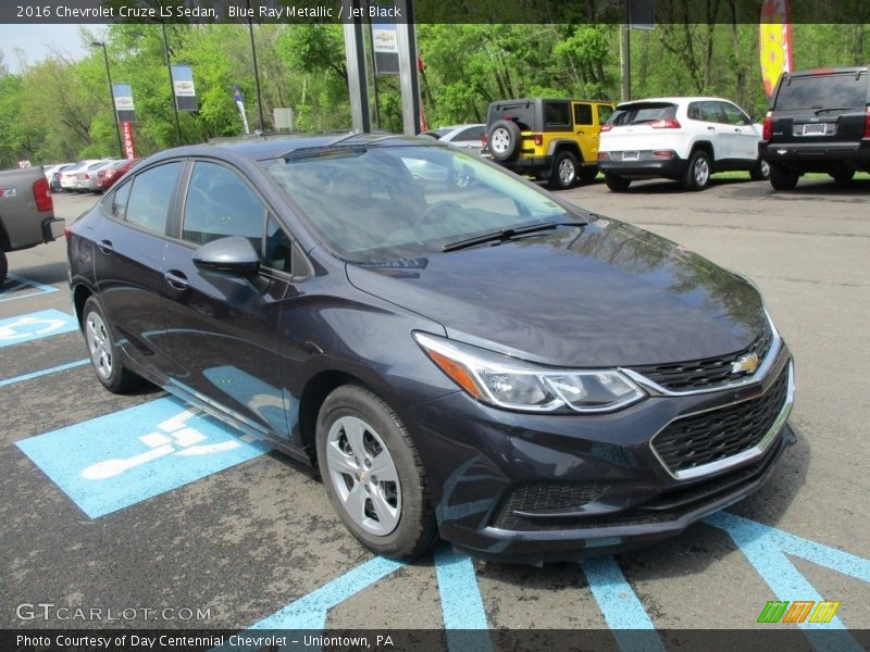 Blue Ray Metallic / Jet Black 2016 Chevrolet Cruze LS Sedan