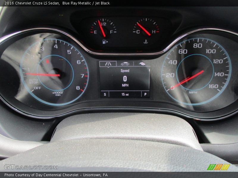 Blue Ray Metallic / Jet Black 2016 Chevrolet Cruze LS Sedan