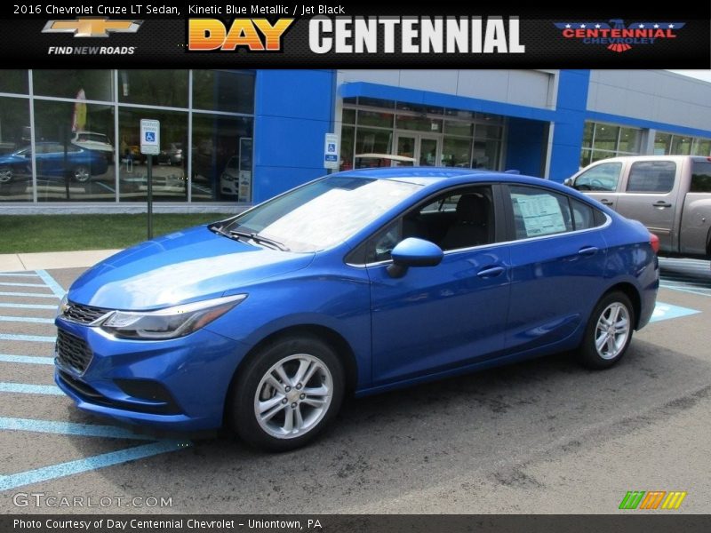 Kinetic Blue Metallic / Jet Black 2016 Chevrolet Cruze LT Sedan