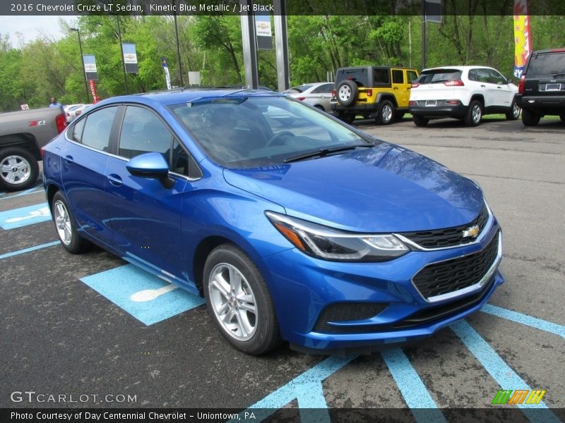 Kinetic Blue Metallic / Jet Black 2016 Chevrolet Cruze LT Sedan