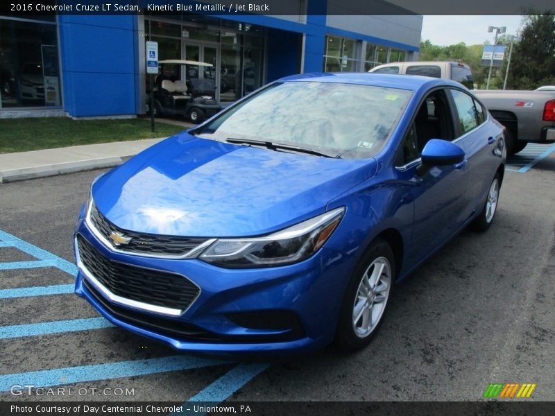 Kinetic Blue Metallic / Jet Black 2016 Chevrolet Cruze LT Sedan