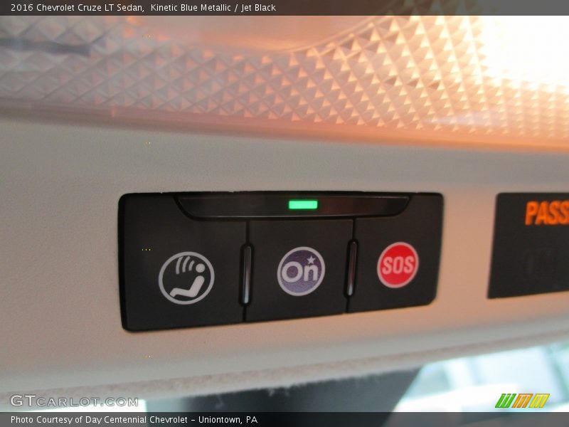 Kinetic Blue Metallic / Jet Black 2016 Chevrolet Cruze LT Sedan