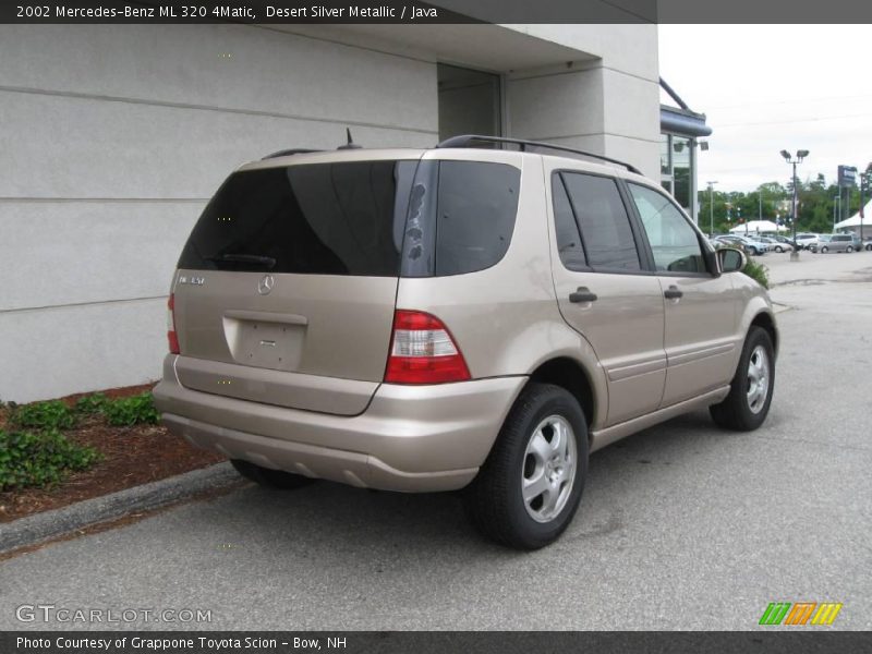 Desert Silver Metallic / Java 2002 Mercedes-Benz ML 320 4Matic