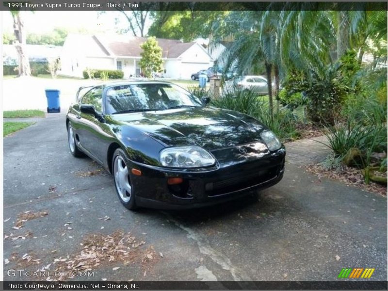 Black / Tan 1993 Toyota Supra Turbo Coupe