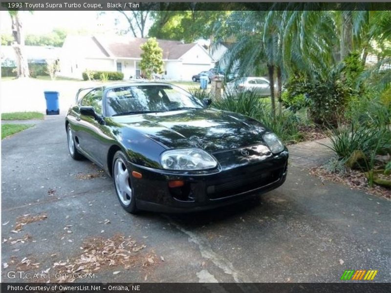 Black / Tan 1993 Toyota Supra Turbo Coupe