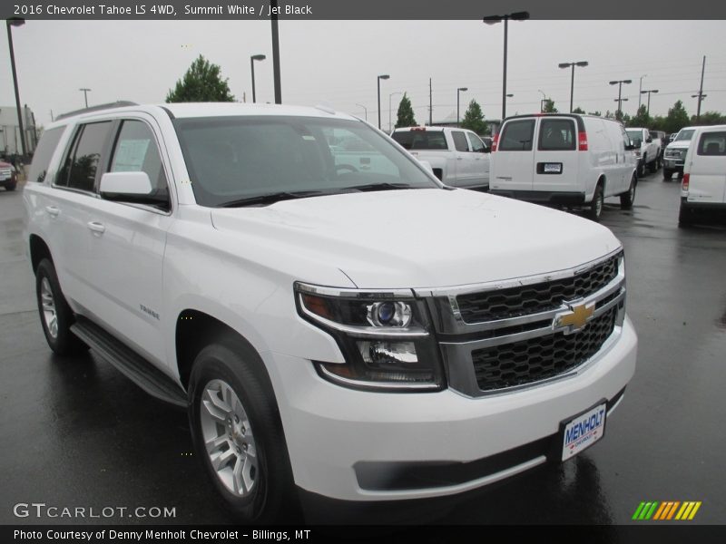 Summit White / Jet Black 2016 Chevrolet Tahoe LS 4WD