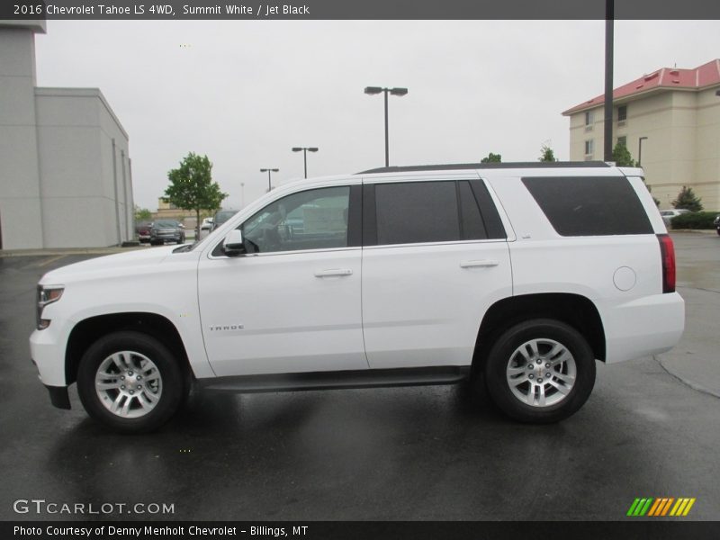 Summit White / Jet Black 2016 Chevrolet Tahoe LS 4WD