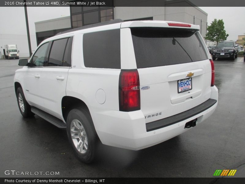 Summit White / Jet Black 2016 Chevrolet Tahoe LS 4WD