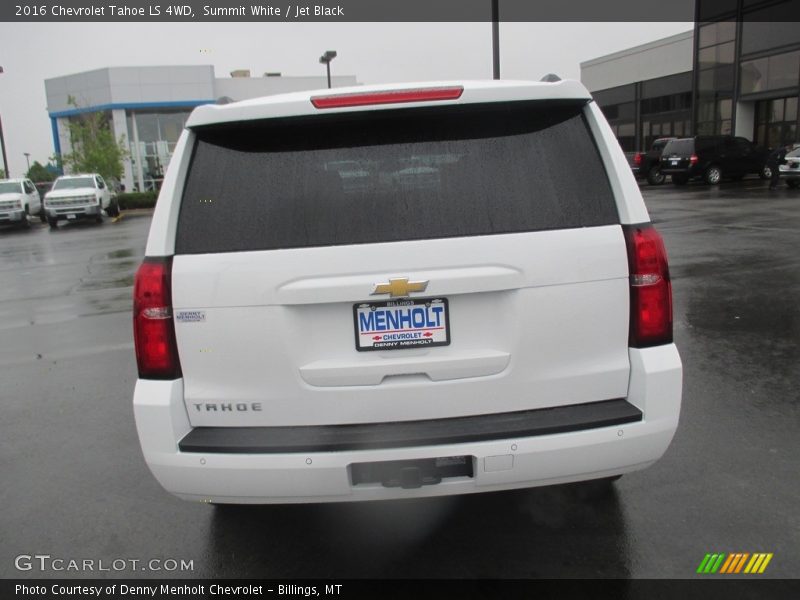 Summit White / Jet Black 2016 Chevrolet Tahoe LS 4WD
