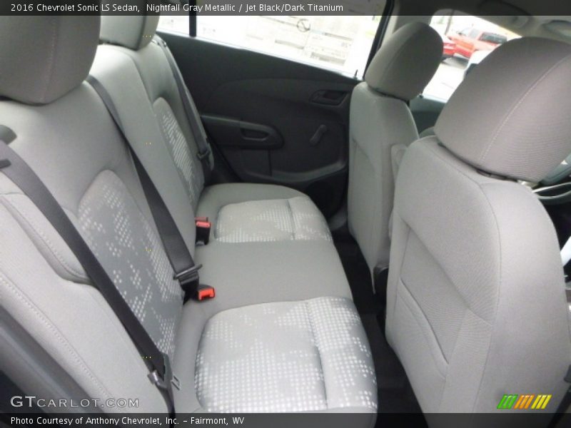 Nightfall Gray Metallic / Jet Black/Dark Titanium 2016 Chevrolet Sonic LS Sedan