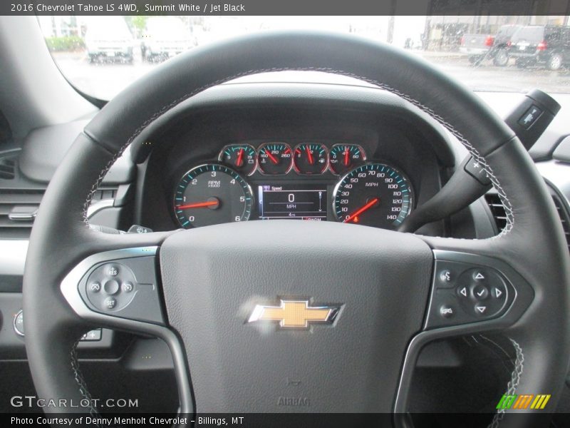 Summit White / Jet Black 2016 Chevrolet Tahoe LS 4WD
