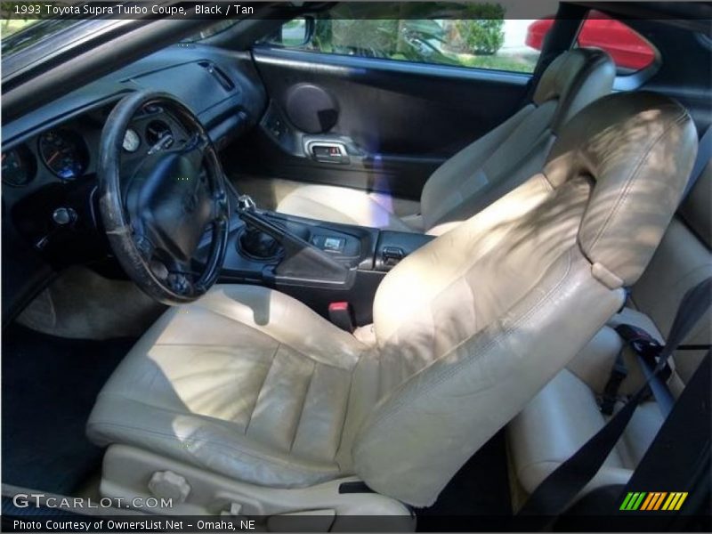 Front Seat of 1993 Supra Turbo Coupe