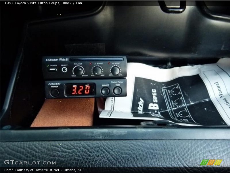 Black / Tan 1993 Toyota Supra Turbo Coupe