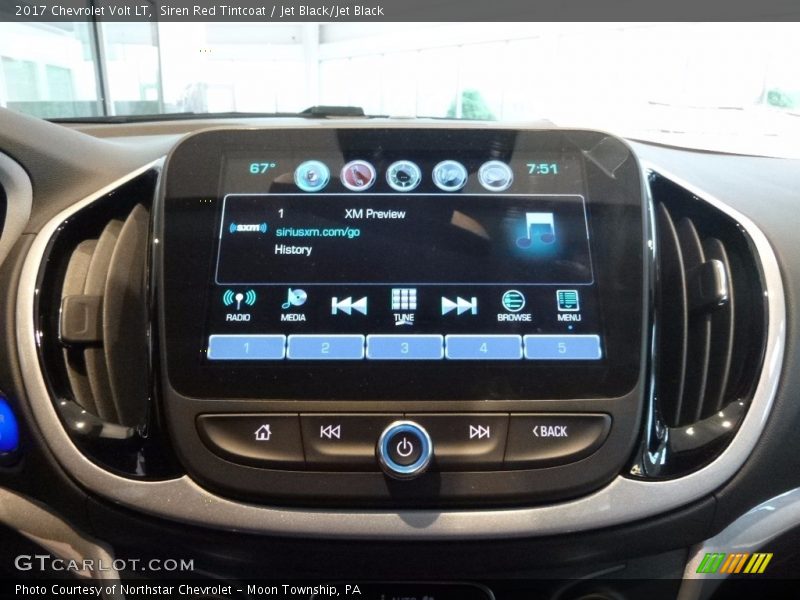 Siren Red Tintcoat / Jet Black/Jet Black 2017 Chevrolet Volt LT