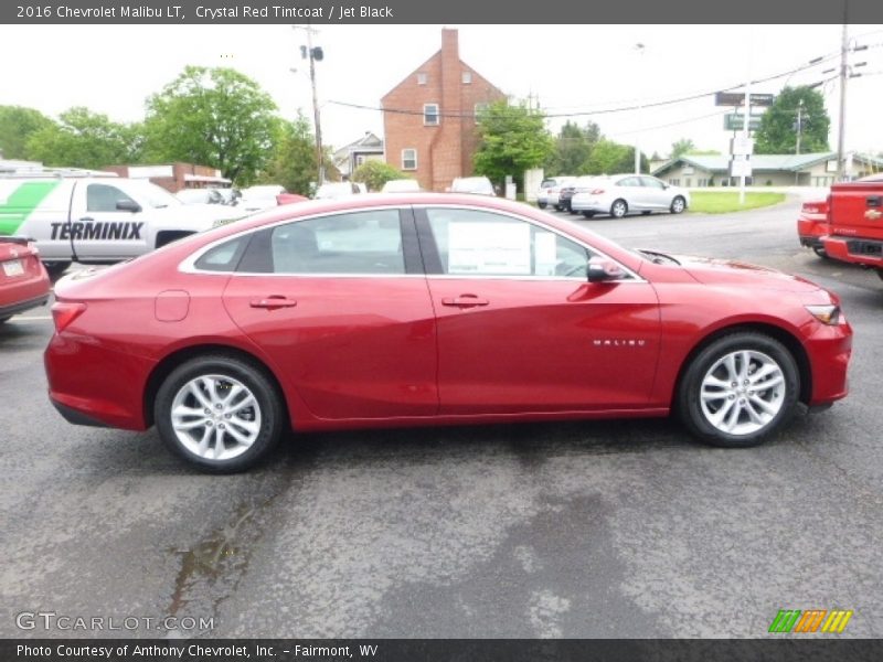 Crystal Red Tintcoat / Jet Black 2016 Chevrolet Malibu LT