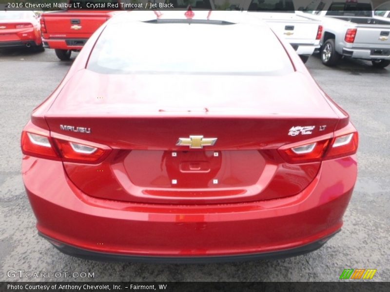 Crystal Red Tintcoat / Jet Black 2016 Chevrolet Malibu LT