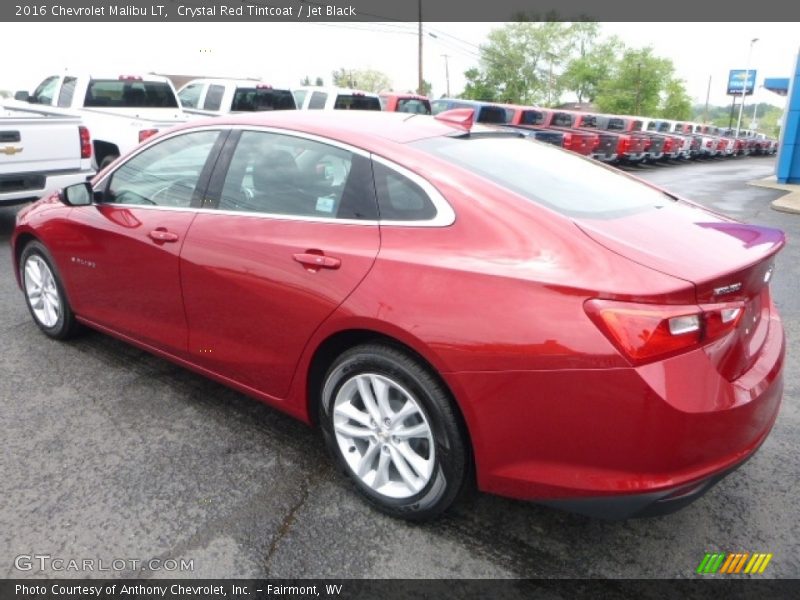 Crystal Red Tintcoat / Jet Black 2016 Chevrolet Malibu LT