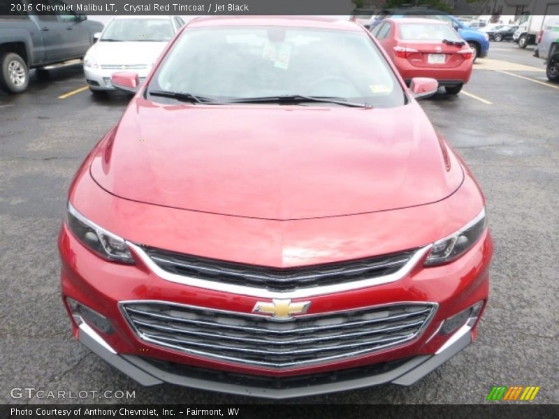 Crystal Red Tintcoat / Jet Black 2016 Chevrolet Malibu LT