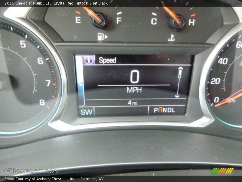 Crystal Red Tintcoat / Jet Black 2016 Chevrolet Malibu LT