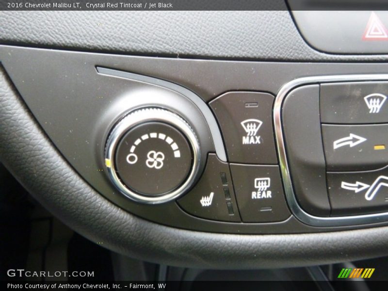 Crystal Red Tintcoat / Jet Black 2016 Chevrolet Malibu LT