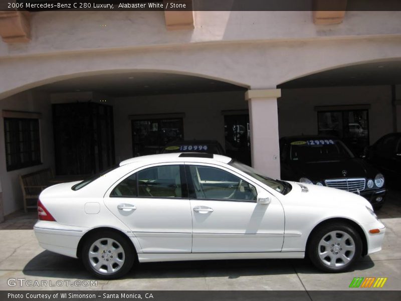 Alabaster White / Stone 2006 Mercedes-Benz C 280 Luxury