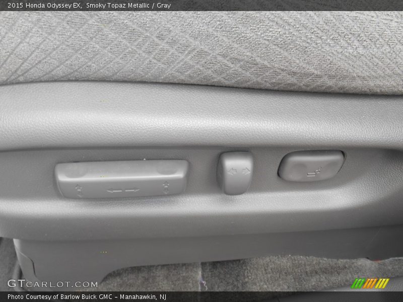 Smoky Topaz Metallic / Gray 2015 Honda Odyssey EX