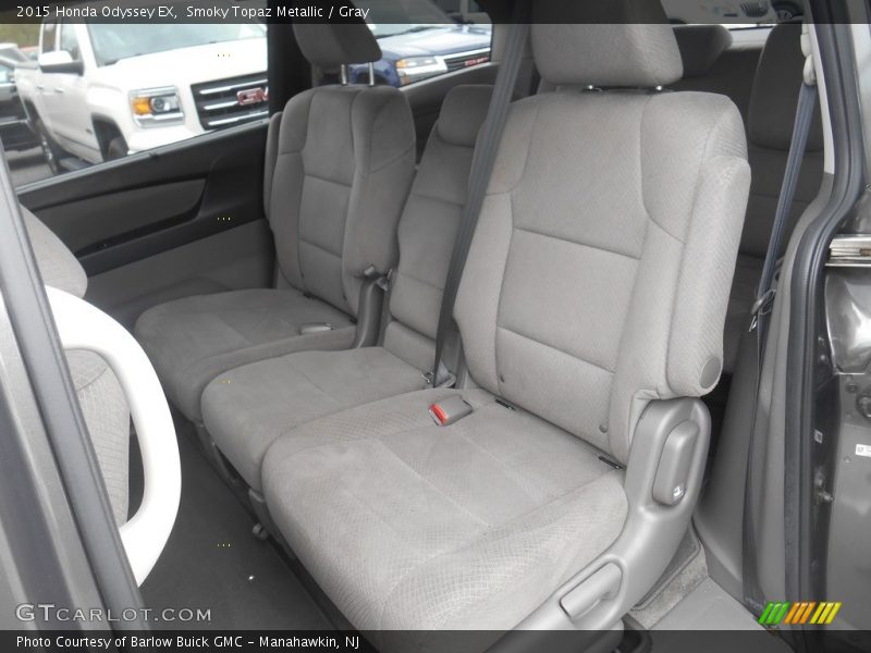 Smoky Topaz Metallic / Gray 2015 Honda Odyssey EX