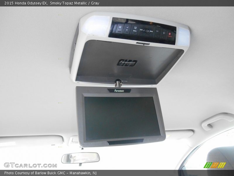 Smoky Topaz Metallic / Gray 2015 Honda Odyssey EX