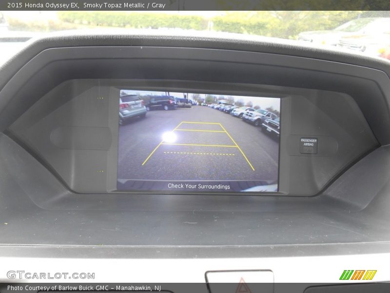Smoky Topaz Metallic / Gray 2015 Honda Odyssey EX